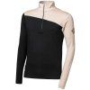 sensor merino extreme up panska mikina dl rukav zip cerna almond beige