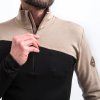 sensor merino extreme up panska mikina dl rukav zip cerna almond beige3