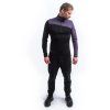 sensor merino extreme up panska mikina dl rukav zip cerna grape purple5