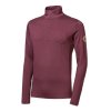 SENSOR MERINO EXTREME UP pánská mikina dl.rukáv zip port red