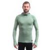 sensor merino df panske triko dl rukav s kapuci basil green2