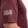 FT MEN'S LITE MERINO POCKET JERSEY MERLOT REDBLACK 4