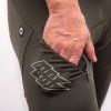 FT MEN'S SIGNATURE THERMO BIB PANTS OLIVE GREEN 5