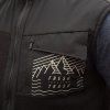 FT UNISEX FLEECE VEST BLACK 4