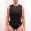 FT WOMEN'S CONVERT JERSEY NO SLEEVE TRUE BLACK 2