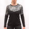 FT WOMEN'S ESCAPE MERINO LONG SLEEVE TEE BLACKZEBRA 2