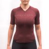 FT WOMEN'S LITE MERINO JERSEY MERLOT RED 2