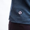 FT WOMEN'S MERINO TENCEL LOGO TEE BLUE 5
