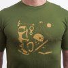 SENSOR MERINO ACTIVE HIKING pánské triko kr.rukáv safari green S (Velikost S)