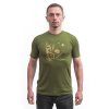 SENSOR MERINO ACTIVE HIKING pánské triko kr.rukáv safari green2