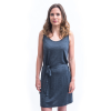 SENSOR MERINO LITE šaty bez rukávu mottled blue S (Velikost S)