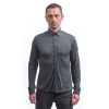 SENSOR MERINO LITE unisex košile dl.rukáv anthracite gray M (Velikost M)