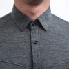 SENSOR MERINO LITE unisex košile dl.rukáv anthracite gray M (Velikost M)