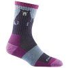 Darn Tough BEAR TOWN MICRO CREW LIGHTWEIGHT WITH CUSHION purple