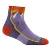 Darn Tough HIKER QUARTER MIDWEIGHT WITH CUSHION mountain lupine