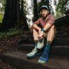Darn Tough Chasing Waterfalls Micro Crew Lightweight with Cushion Denim 03