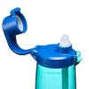 Nalgene Straw bottle Blue Aqua, w. Dark Blue Cap 06