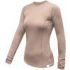 sensor merino active damske triko dl rukav almond beige