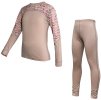 sensor merino impress set detsky triko dl rukav spodky almod beige origami