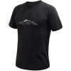 sensor merino cordura peak panske triko kr rukav cerna