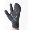 sensor rukavice merino lobster tmave seda3