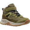 Keen HIGHTRAIL MID WP CHILDREN dark olive/martini olive (Velikost 31)