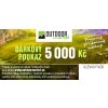 Outdoormarket darkovy poukaz 2020 hodnota 5000 Kc
